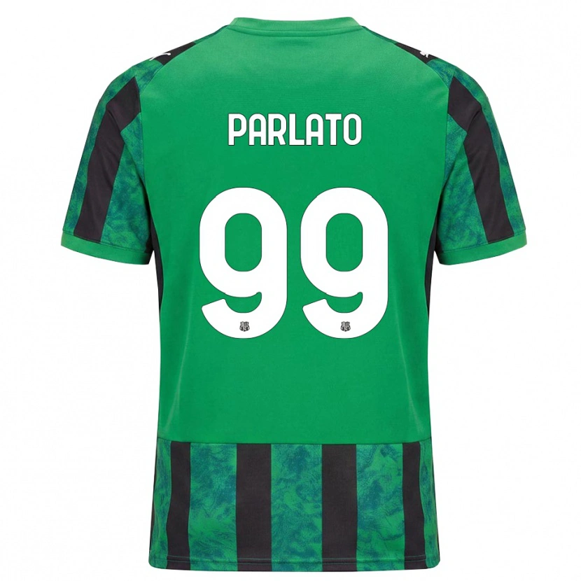 Danxen Homme Maillot Claudio Parlato #99 Vert Noir Blanc Tenues Domicile 2026/27 T-Shirt