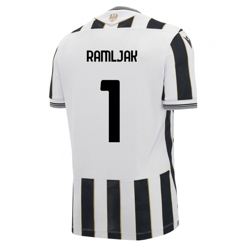 Danxen Homme Maillot Emanuel Ramljak #1 Noir Blanc Rose Tenues Domicile 2026/27 T-Shirt