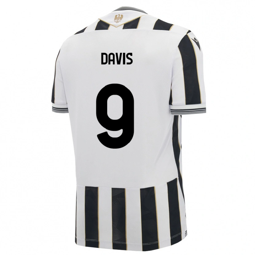 Danxen Homme Maillot Keinan Davis #9 Noir Blanc Rose Tenues Domicile 2026/27 T-Shirt