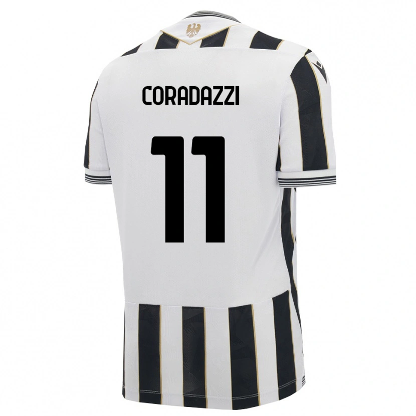 Danxen Homme Maillot Niccolò Coradazzi #11 Noir Blanc Rose Tenues Domicile 2026/27 T-Shirt