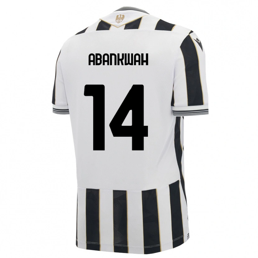 Danxen Homme Maillot James Abankwah #14 Noir Blanc Rose Tenues Domicile 2026/27 T-Shirt