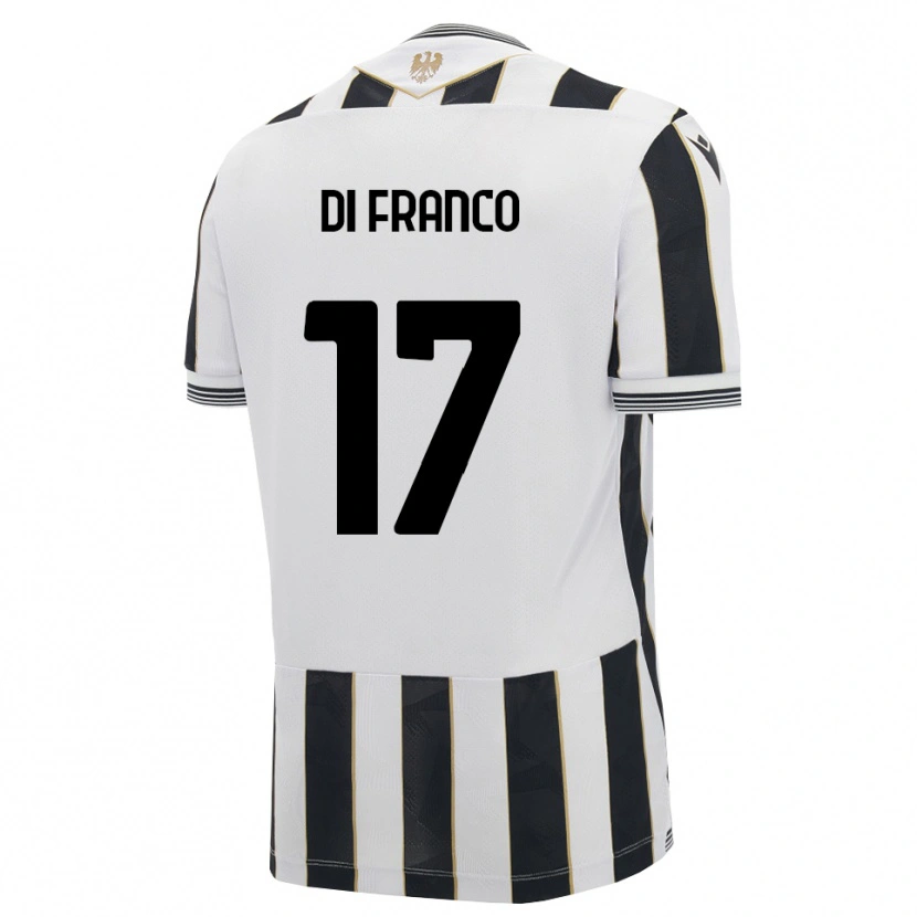 Danxen Homme Maillot Giovanni Di Franco #17 Noir Blanc Rose Tenues Domicile 2026/27 T-Shirt