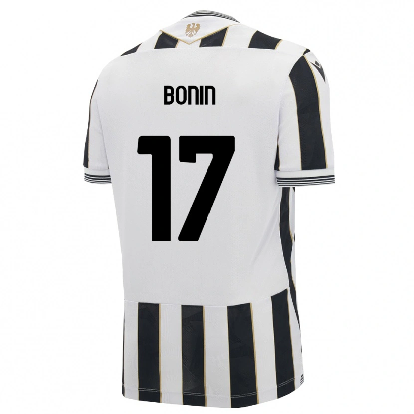 Danxen Homme Maillot Luca Bonin #17 Noir Blanc Rose Tenues Domicile 2026/27 T-Shirt