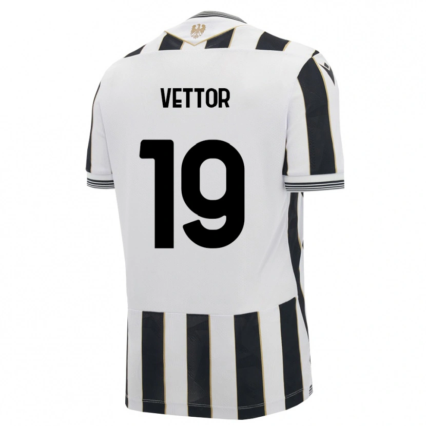 Danxen Homme Maillot Marco Vettor #19 Noir Blanc Rose Tenues Domicile 2026/27 T-Shirt