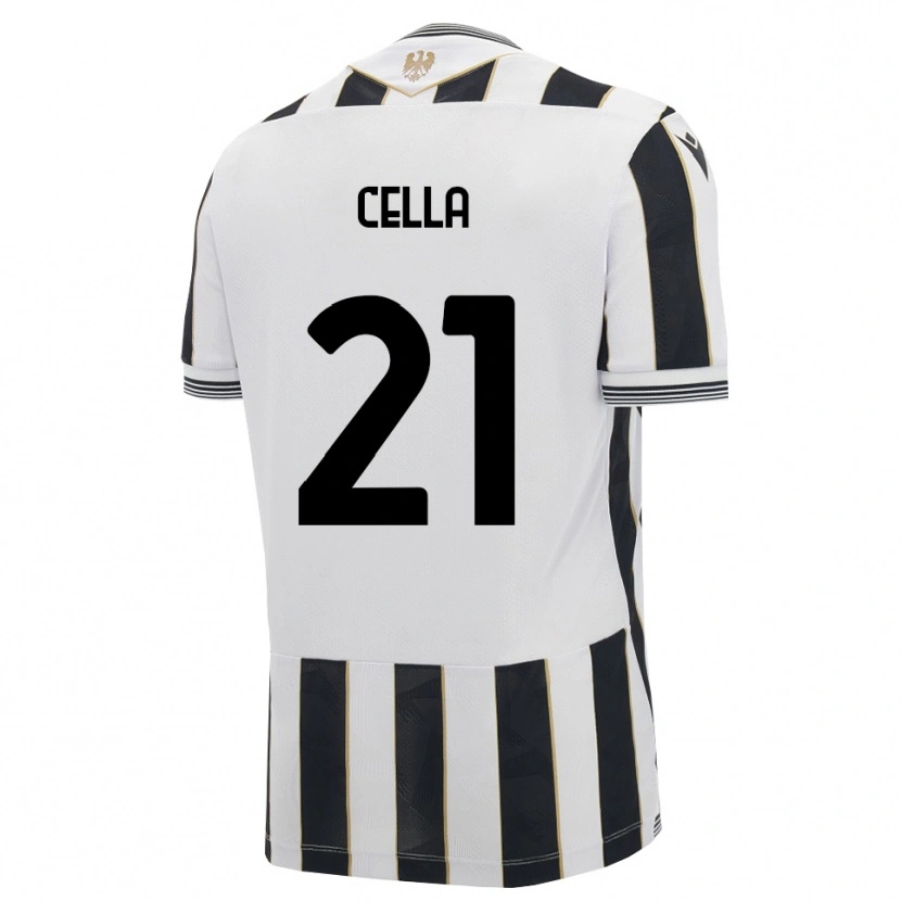 Danxen Homme Maillot Leonardo Cella #21 Noir Blanc Rose Tenues Domicile 2026/27 T-Shirt