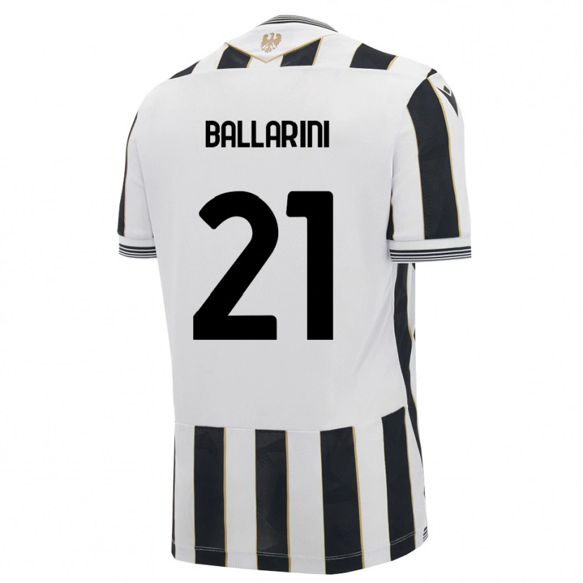 Danxen Homme Maillot Marco Ballarini #21 Noir Blanc Rose Tenues Domicile 2026/27 T-Shirt