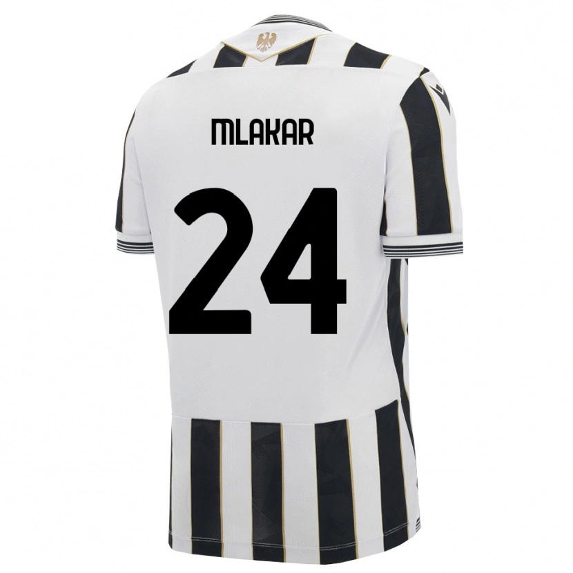 Danxen Homme Maillot Lorenzo Mlakar #24 Noir Blanc Rose Tenues Domicile 2026/27 T-Shirt