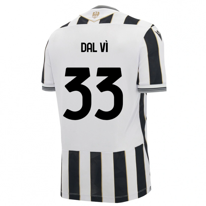 Danxen Homme Maillot Matteo Dal Vì #33 Noir Blanc Rose Tenues Domicile 2026/27 T-Shirt
