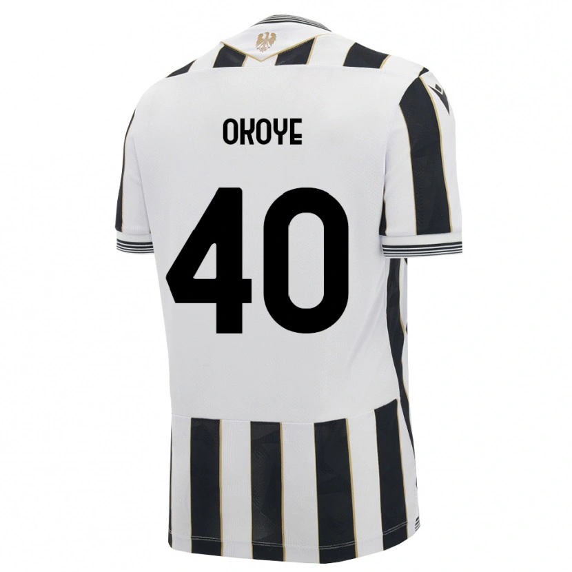 Danxen Homme Maillot Maduka Okoye #40 Noir Blanc Rose Tenues Domicile 2026/27 T-Shirt