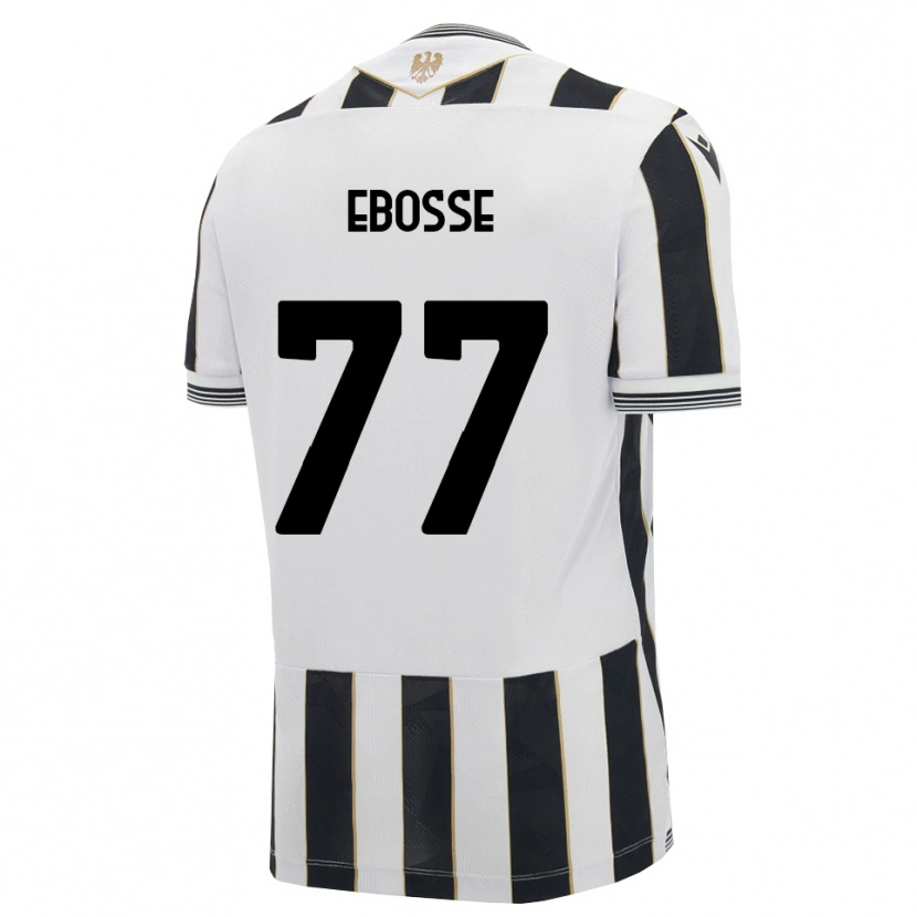 Danxen Homme Maillot Enzo Ebosse #77 Noir Blanc Rose Tenues Domicile 2026/27 T-Shirt