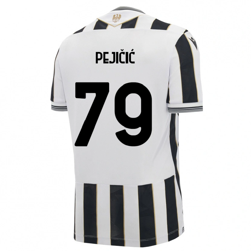 Danxen Homme Maillot David Pejičić #79 Noir Blanc Rose Tenues Domicile 2026/27 T-Shirt
