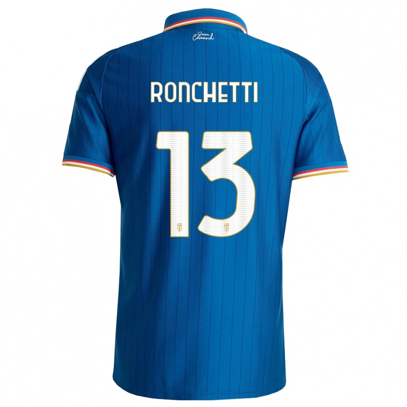 Danxen Homme Maillot Fabio Ronchetti #13 Bleu Blanc Rouge Tenues Domicile 2026/27 T-Shirt