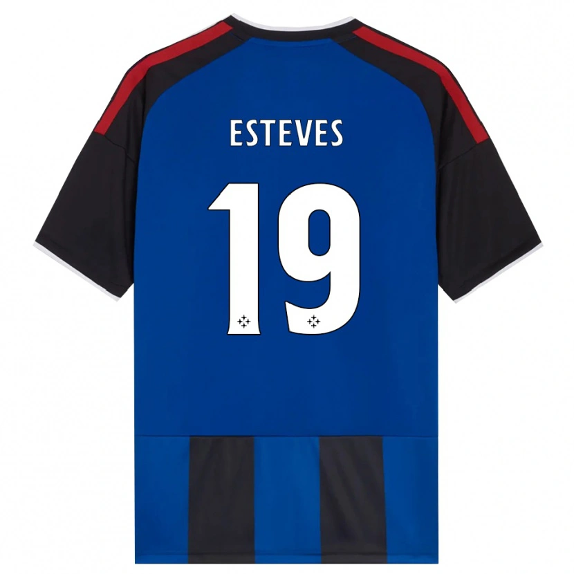 Danxen Homme Maillot Tomás Esteves #19 Noir Rouge Blanc Bleu Tenues Domicile 2026/27 T-Shirt
