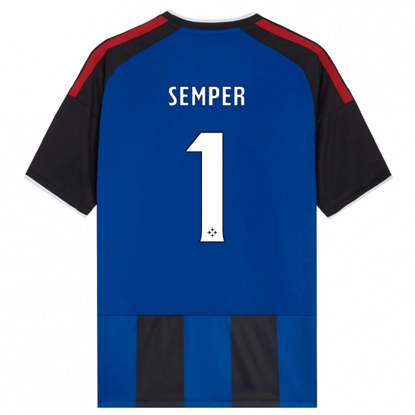 Danxen Homme Maillot Adrian Semper #1 Noir Rouge Blanc Bleu Tenues Domicile 2026/27 T-Shirt