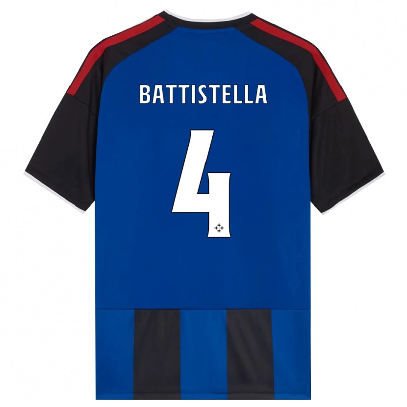 Danxen Homme Maillot Daniel Battistella #4 Noir Rouge Blanc Bleu Tenues Domicile 2026/27 T-Shirt