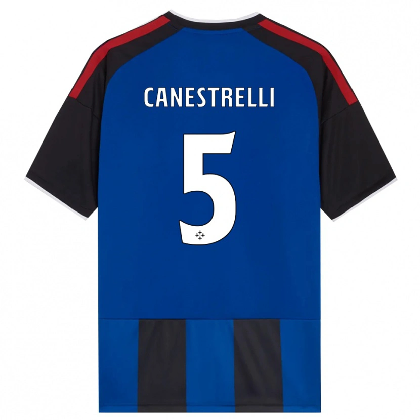 Danxen Homme Maillot Simone Canestrelli #5 Noir Rouge Blanc Bleu Tenues Domicile 2026/27 T-Shirt