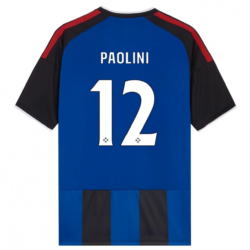 Danxen Homme Maillot Andrea Paolini #12 Noir Rouge Blanc Bleu Tenues Domicile 2026/27 T-Shirt