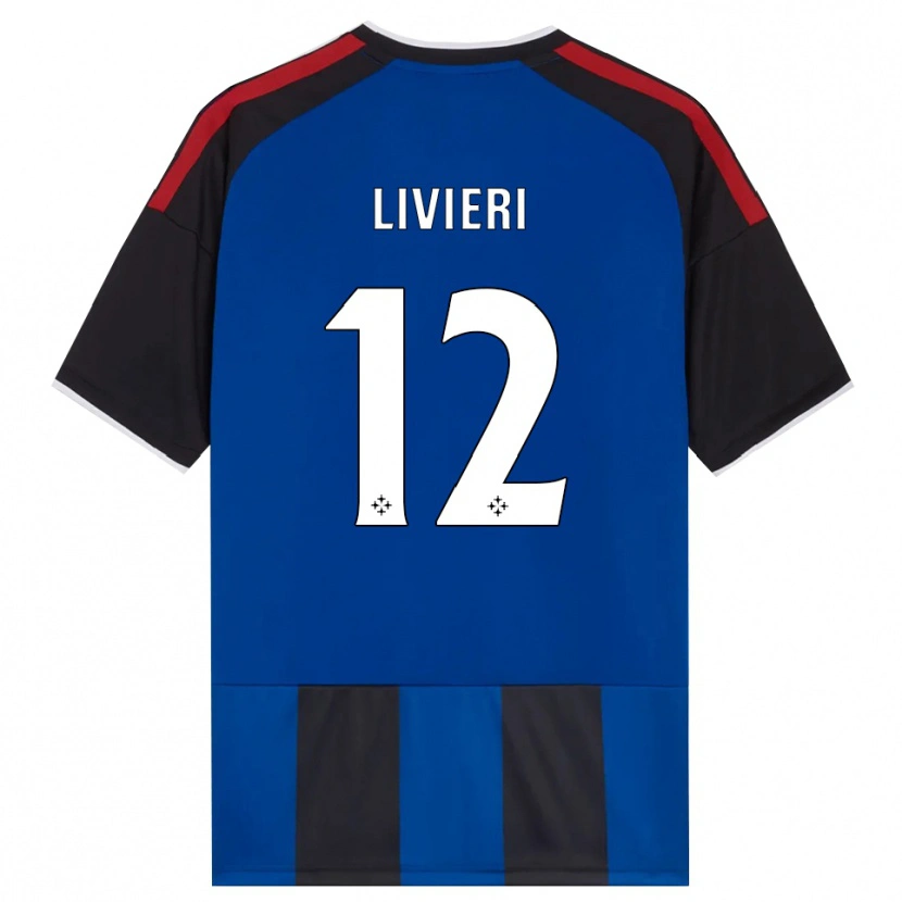 Danxen Homme Maillot Alessandro Livieri #12 Noir Rouge Blanc Bleu Tenues Domicile 2026/27 T-Shirt