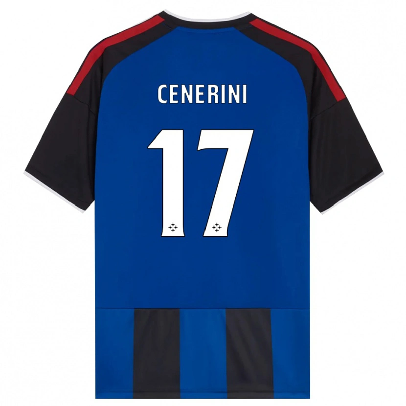 Danxen Homme Maillot Marco Cenerini #17 Noir Rouge Blanc Bleu Tenues Domicile 2026/27 T-Shirt