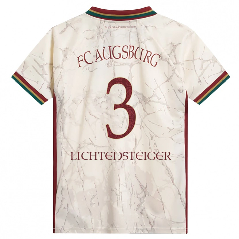 Danxen Homme Maillot David Lichtensteiger #3 Vert Riz Blanc Bourgogne Tenues Domicile 2026/27 T-Shirt
