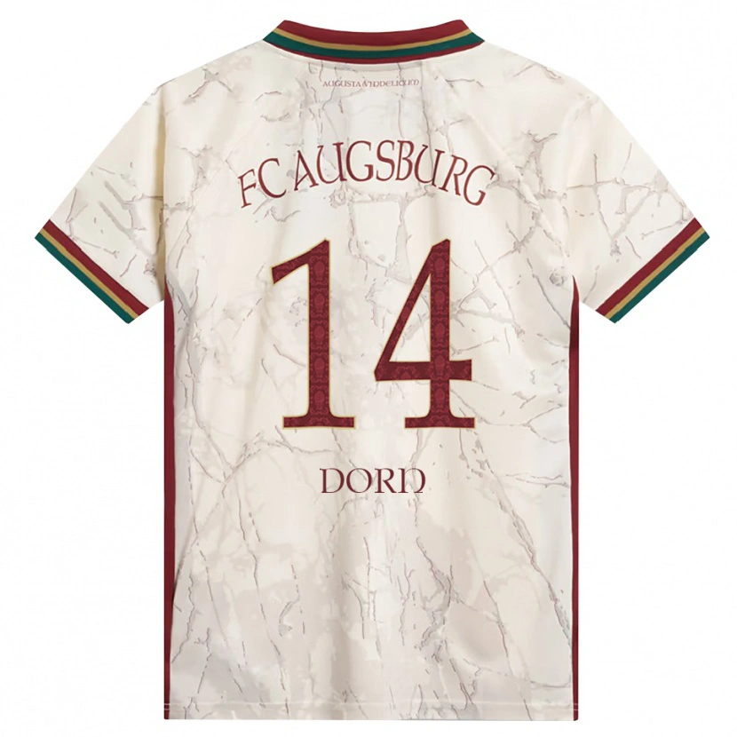 Danxen Homme Maillot Emily Dorn #14 Vert Riz Blanc Bourgogne Tenues Domicile 2026/27 T-Shirt
