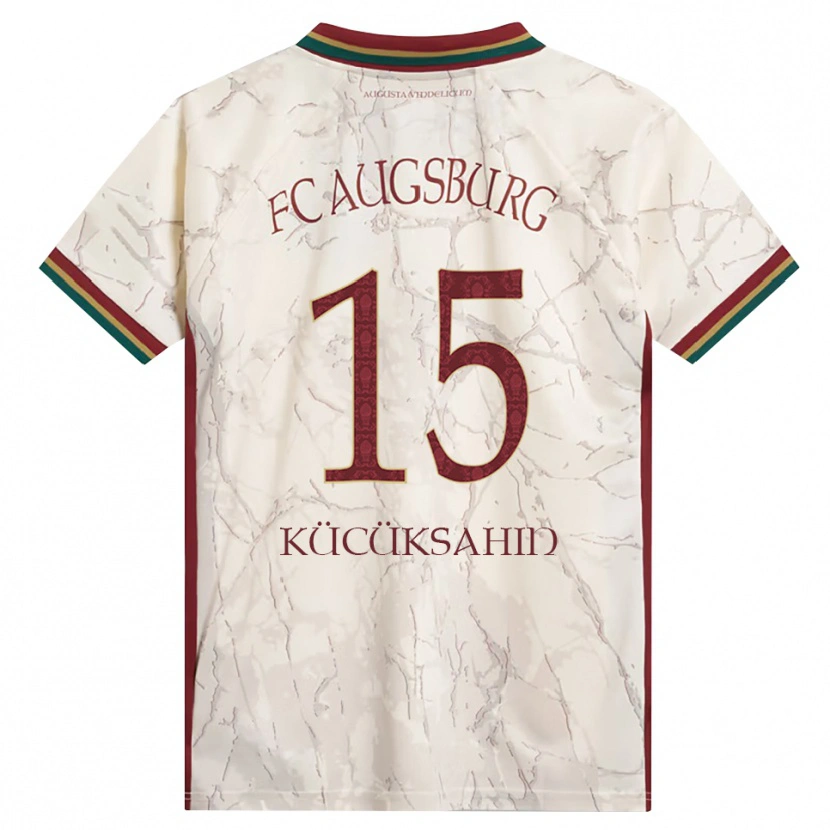 Danxen Homme Maillot Mahmut Kücüksahin #15 Vert Riz Blanc Bourgogne Tenues Domicile 2026/27 T-Shirt