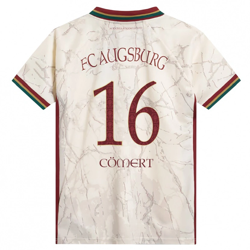 Danxen Homme Maillot Devin Cömert #16 Vert Riz Blanc Bourgogne Tenues Domicile 2026/27 T-Shirt