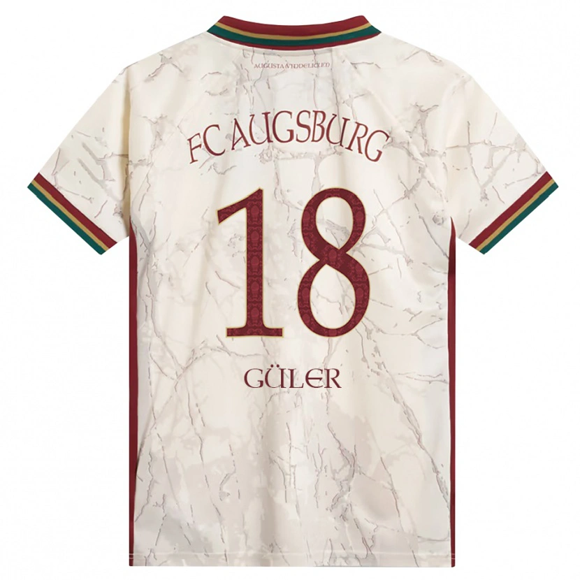 Danxen Homme Maillot Mete Güler #18 Vert Riz Blanc Bourgogne Tenues Domicile 2026/27 T-Shirt