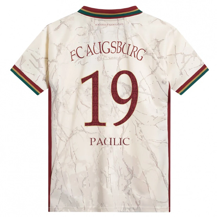 Danxen Homme Maillot Anthony Paulic #19 Vert Riz Blanc Bourgogne Tenues Domicile 2026/27 T-Shirt
