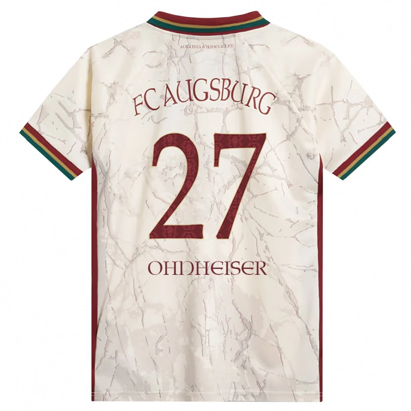 Danxen Homme Maillot Nico Ohnheiser #27 Vert Riz Blanc Bourgogne Tenues Domicile 2026/27 T-Shirt