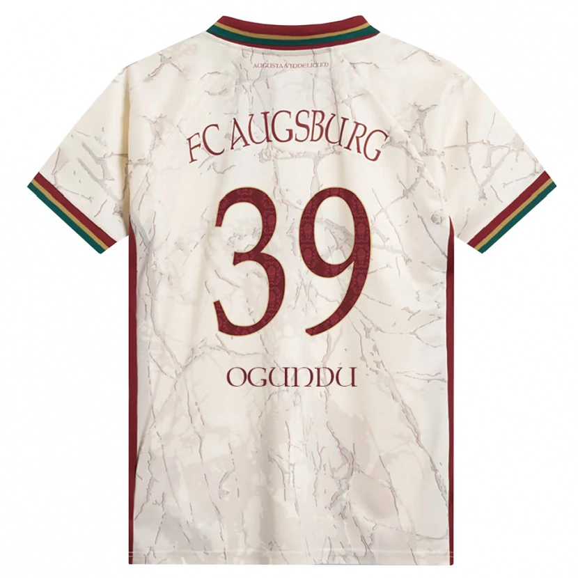 Danxen Homme Maillot Uchenna Ogundu #39 Vert Riz Blanc Bourgogne Tenues Domicile 2026/27 T-Shirt