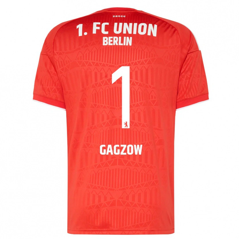 Danxen Homme Maillot Fritz Gagzow #1 Rouge Blanc Tenues Domicile 2026/27 T-Shirt