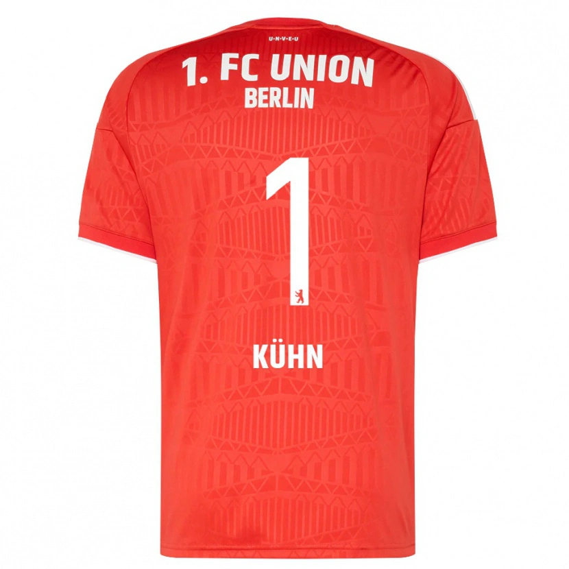 Danxen Homme Maillot Samuel Kühn #1 Rouge Blanc Tenues Domicile 2026/27 T-Shirt