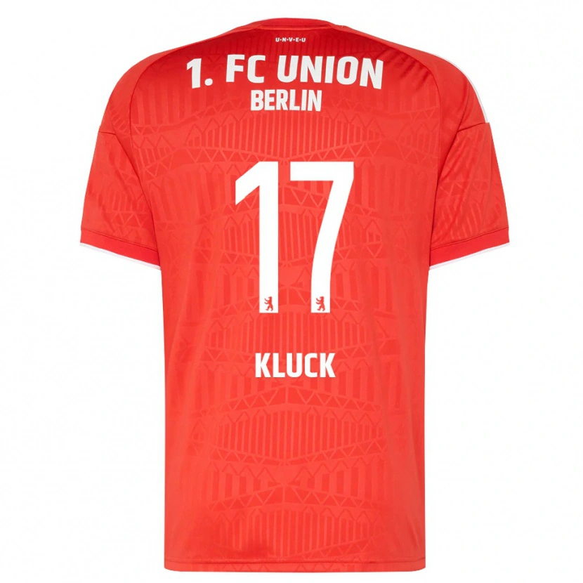 Danxen Homme Maillot Pierre Kluck #17 Rouge Blanc Tenues Domicile 2026/27 T-Shirt
