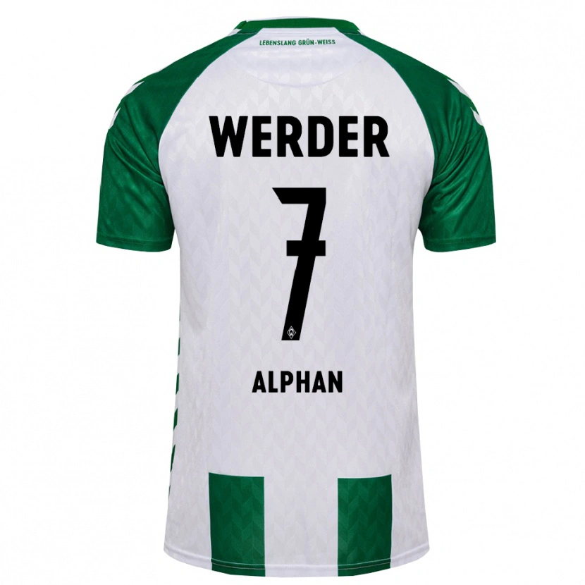 Danxen Homme Maillot Metehan Alphan #7 Vert Blanc Tenues Domicile 2026/27 T-Shirt