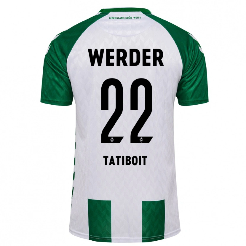 Danxen Homme Maillot Kieran Tatiboit #22 Vert Blanc Tenues Domicile 2026/27 T-Shirt
