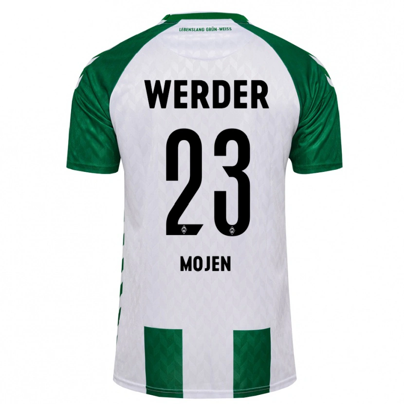 Danxen Homme Maillot Raik Mojen #23 Vert Blanc Tenues Domicile 2026/27 T-Shirt