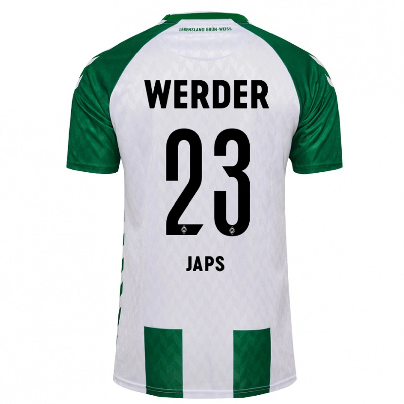 Danxen Homme Maillot Adrian Japs #23 Vert Blanc Tenues Domicile 2026/27 T-Shirt
