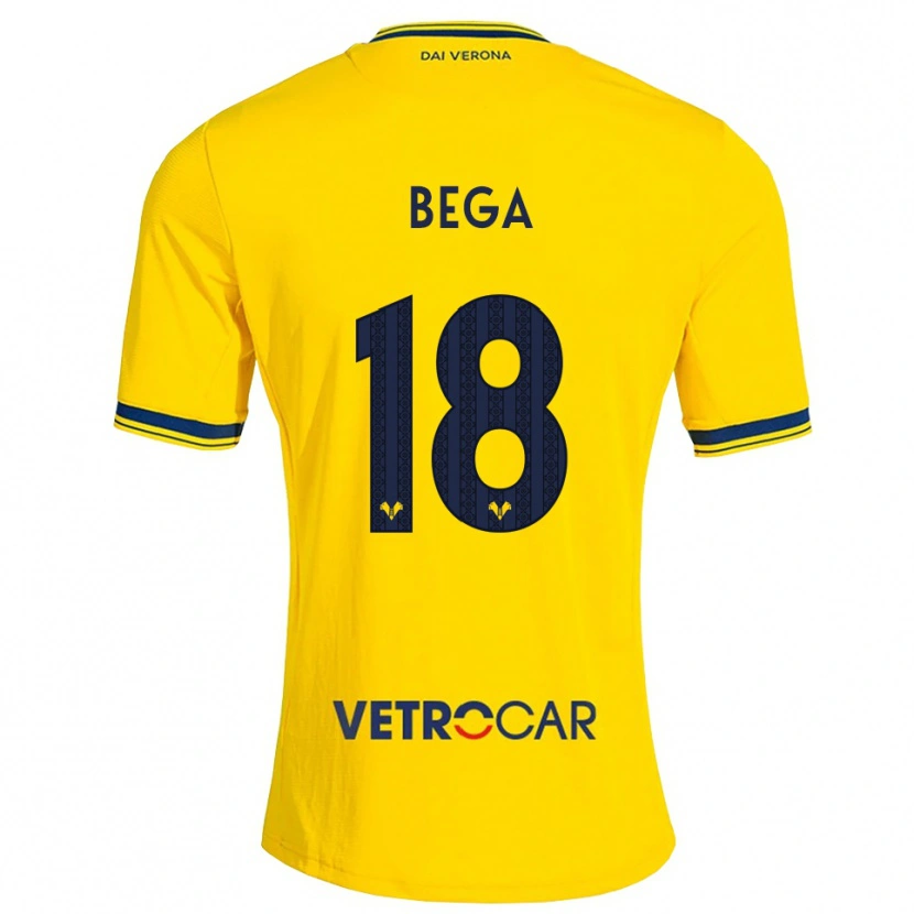 Danxen Homme Maillot Leorat Bega #18 Jaune Rouge Tenues Extérieur 2026/27 T-Shirt