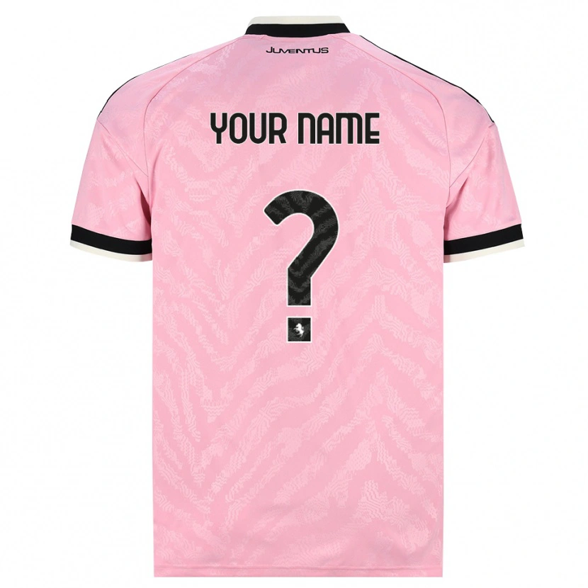 Danxen Homme Maillot Votre Nom #0 Rose Noir Tenues Extérieur 2026/27 T-Shirt