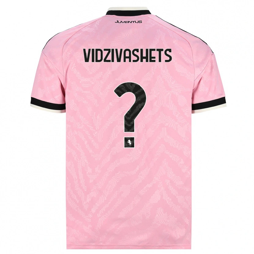 Danxen Homme Maillot David Vidzivashets #0 Rose Noir Tenues Extérieur 2026/27 T-Shirt