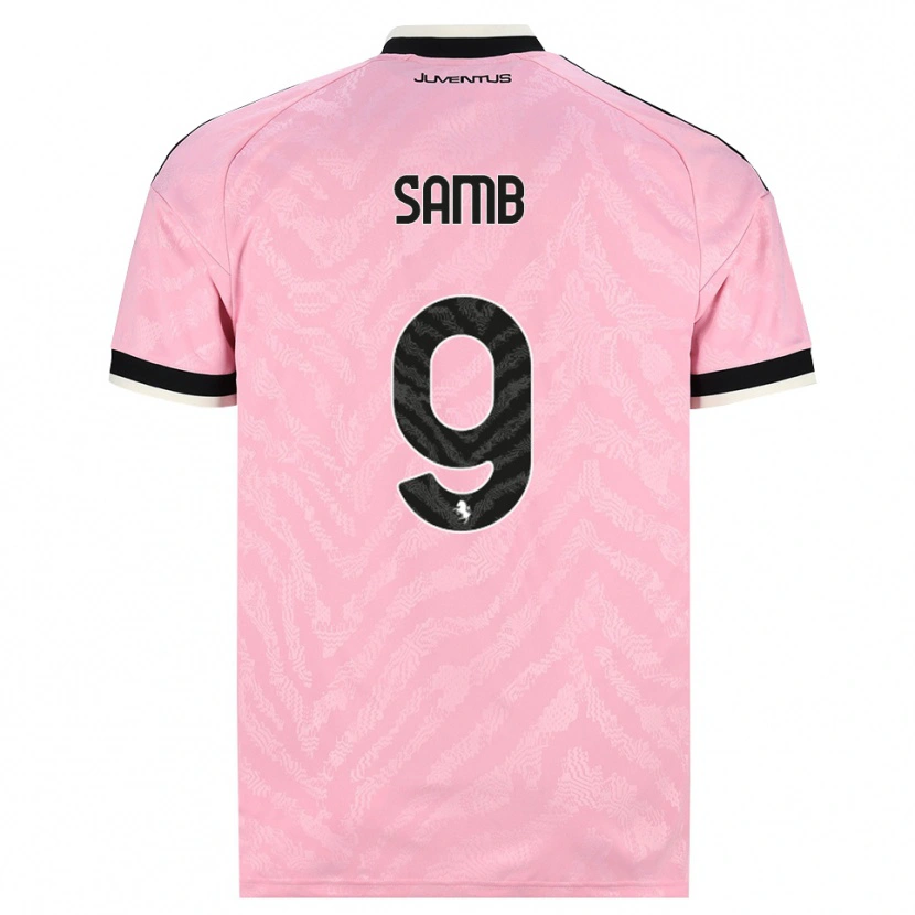 Danxen Homme Maillot Demba Samb #9 Rose Noir Tenues Extérieur 2026/27 T-Shirt