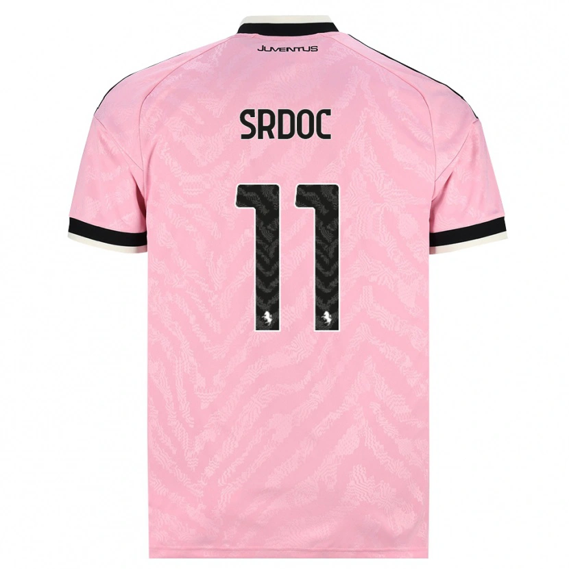 Danxen Homme Maillot Ivano Srdoc #11 Rose Noir Tenues Extérieur 2026/27 T-Shirt