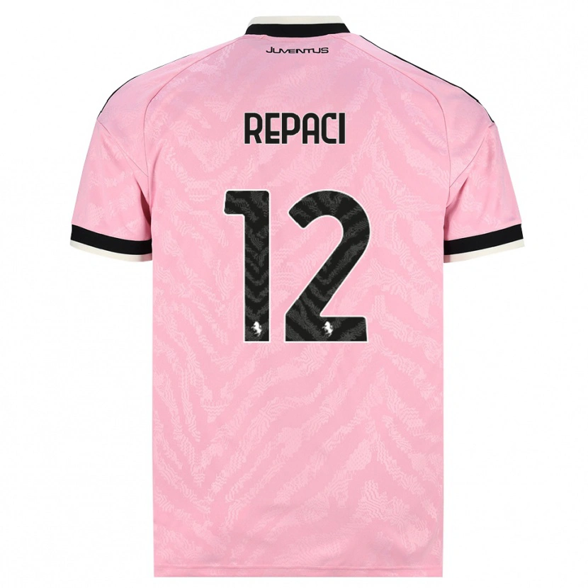 Danxen Homme Maillot Tommaso Repaci #12 Rose Noir Tenues Extérieur 2026/27 T-Shirt