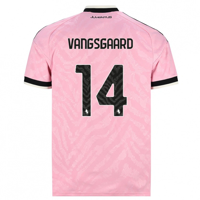Danxen Homme Maillot Amalie Jørgensen Vangsgaard #14 Rose Noir Tenues Extérieur 2026/27 T-Shirt