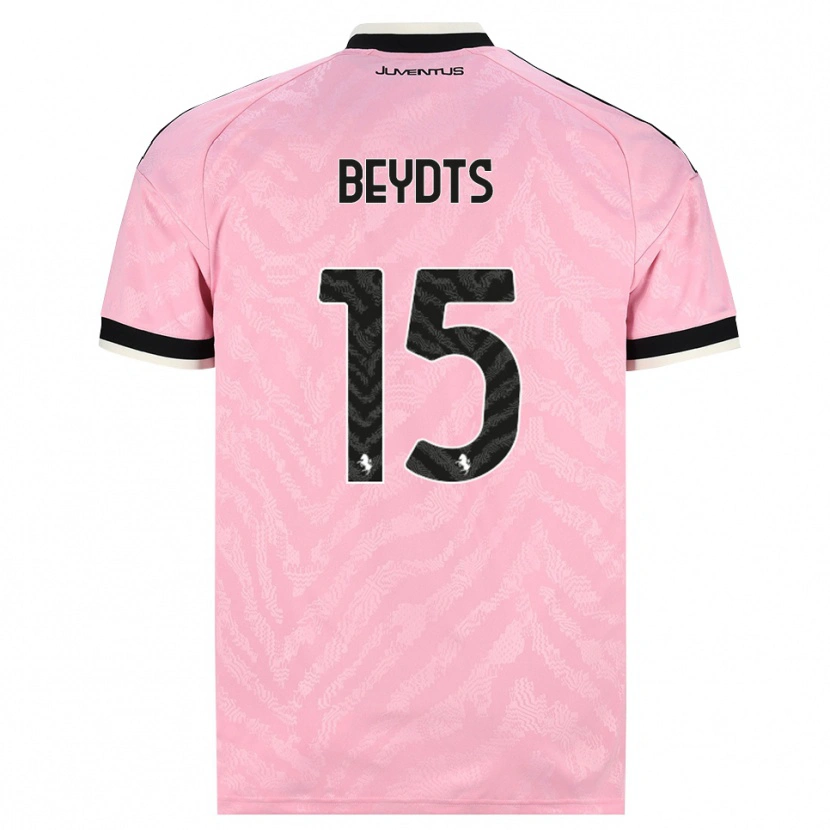 Danxen Homme Maillot Antoine Beydts #15 Rose Noir Tenues Extérieur 2026/27 T-Shirt