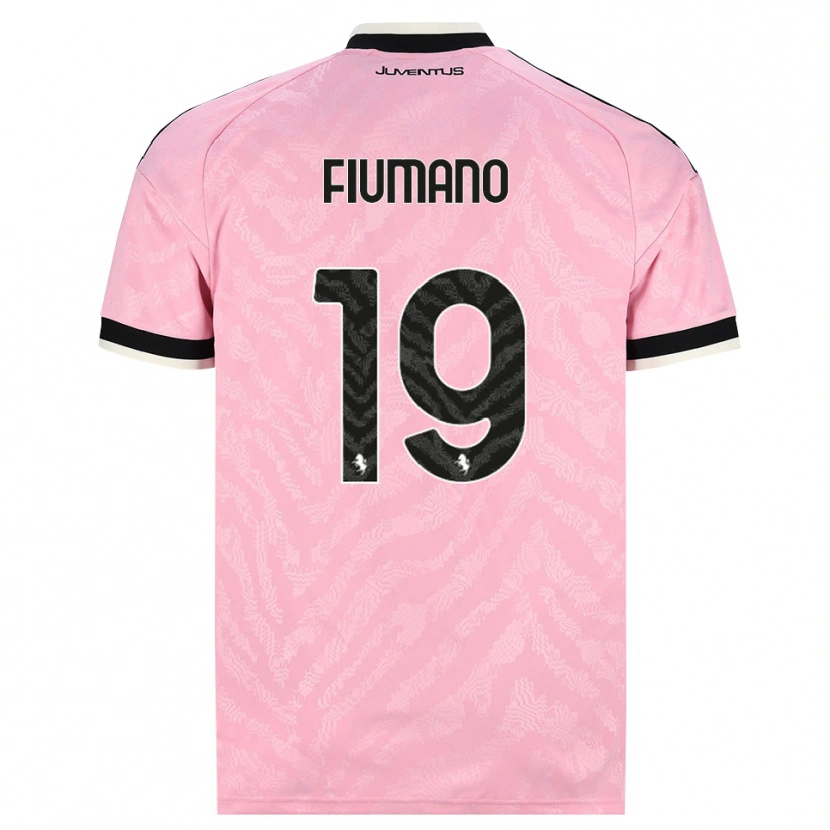 Danxen Homme Maillot Filippo Fiumano #19 Rose Noir Tenues Extérieur 2026/27 T-Shirt