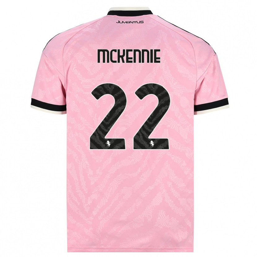 Danxen Homme Maillot Weston Mckennie #22 Rose Noir Tenues Extérieur 2026/27 T-Shirt