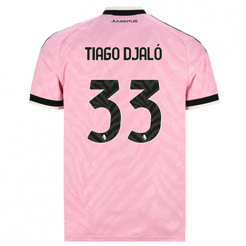 Danxen Homme Maillot Tiago Djalo #33 Rose Noir Tenues Extérieur 2026/27 T-Shirt
