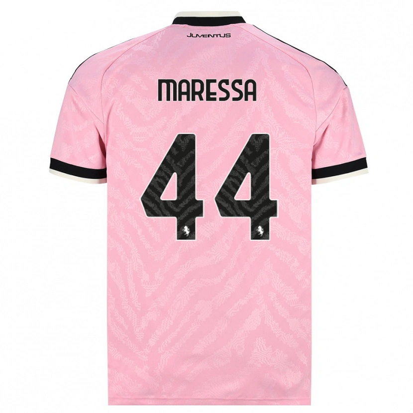 Danxen Homme Maillot Tommaso Maressa #44 Rose Noir Tenues Extérieur 2026/27 T-Shirt